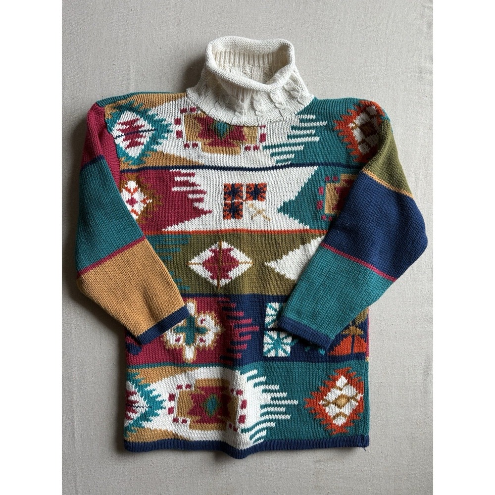VTG Knit Sweater Grandma Core Size Medium